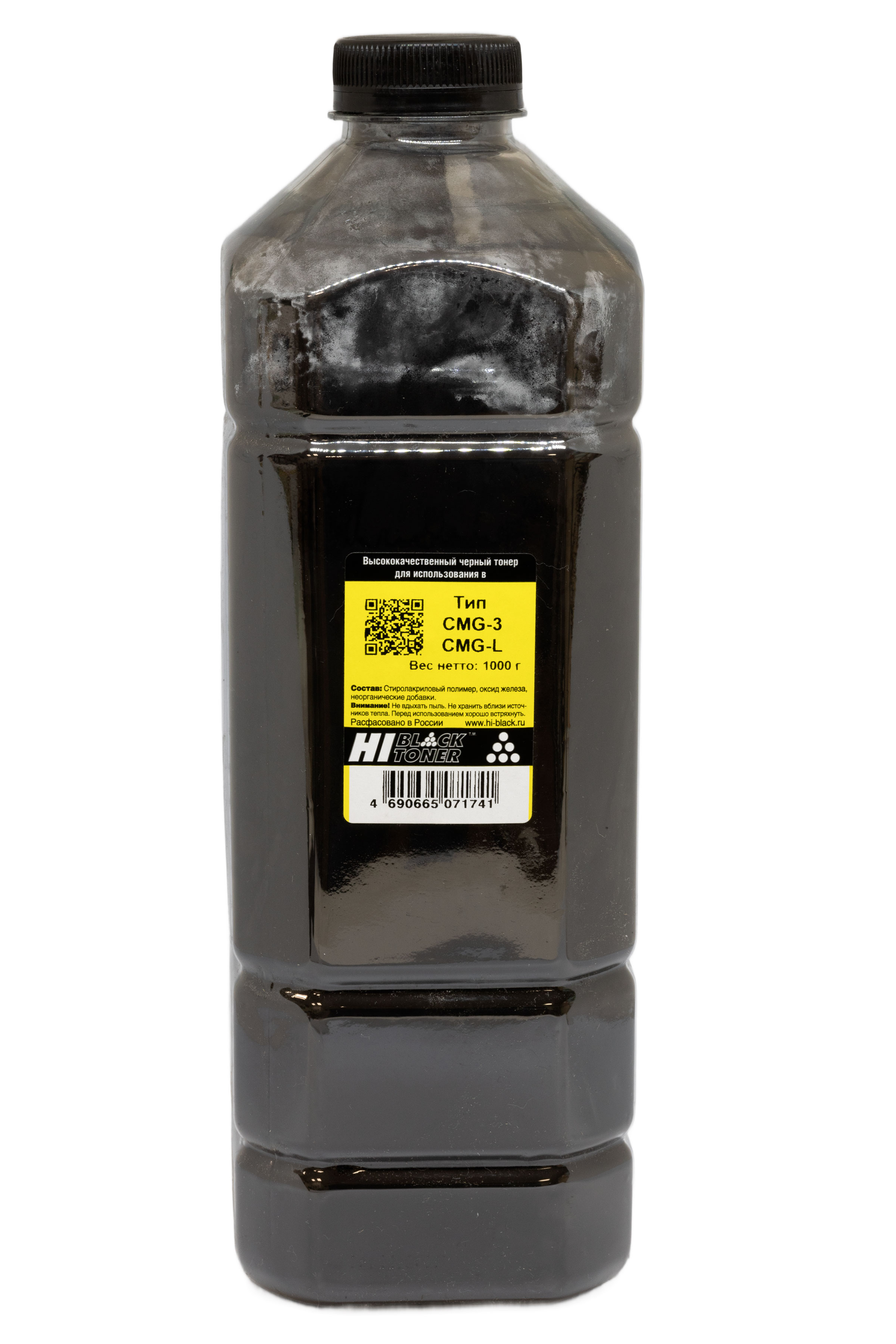 Тонер Hi-Black Тип CMG-3/CMG-L, канистра 1 кг, черный