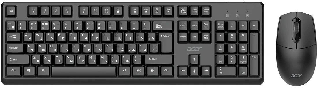 Клавиатура + мышь Acer OCC501, USB, черный (ZL.ACC11.00H)