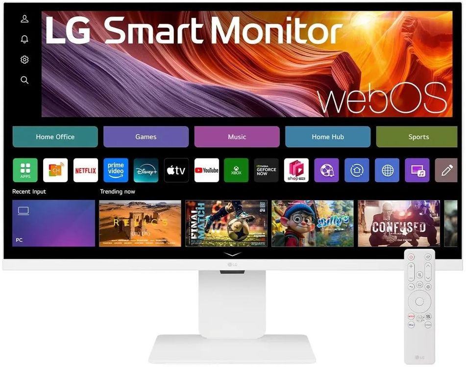 Монитор 31.5" LG Smart Monitor 32U830SA-W белый