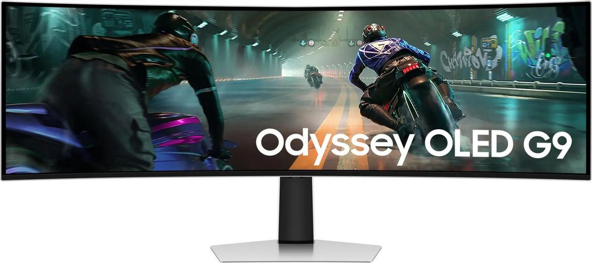 Монитор 49" Samsung Odyssey OLED G9 LS49DG910SIXCI серебристый