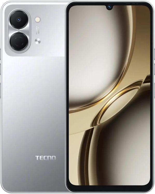 Смартфон Tecno Spark Go 3 4Gb/64Gb серый (KN3 64+4 TITANIUM GREY)