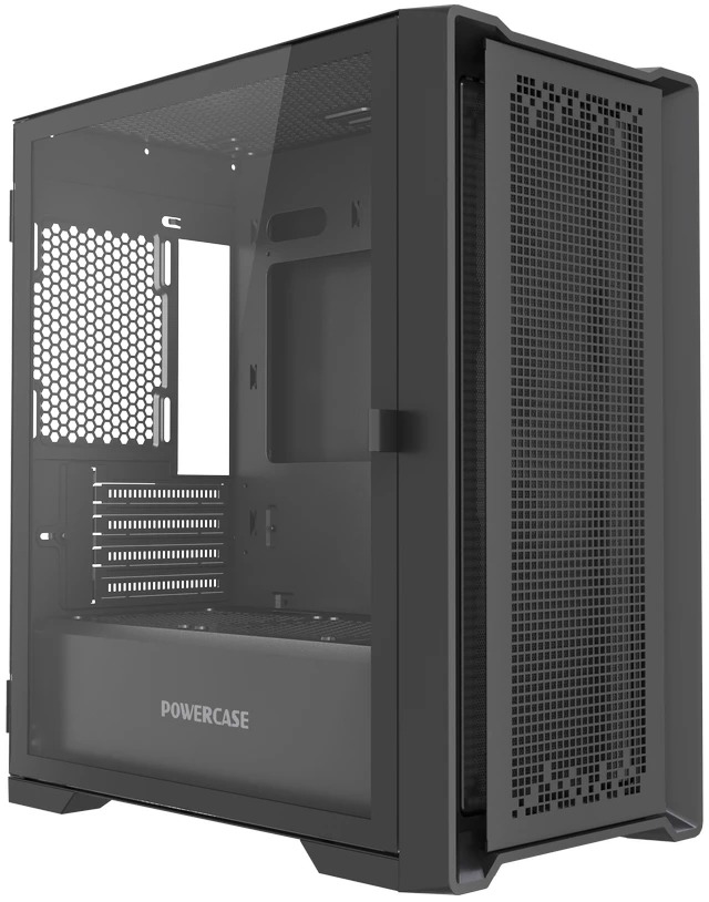 Корпус PowerCase ByteFlow Micro NF, Mini-Tower, без БП, черный