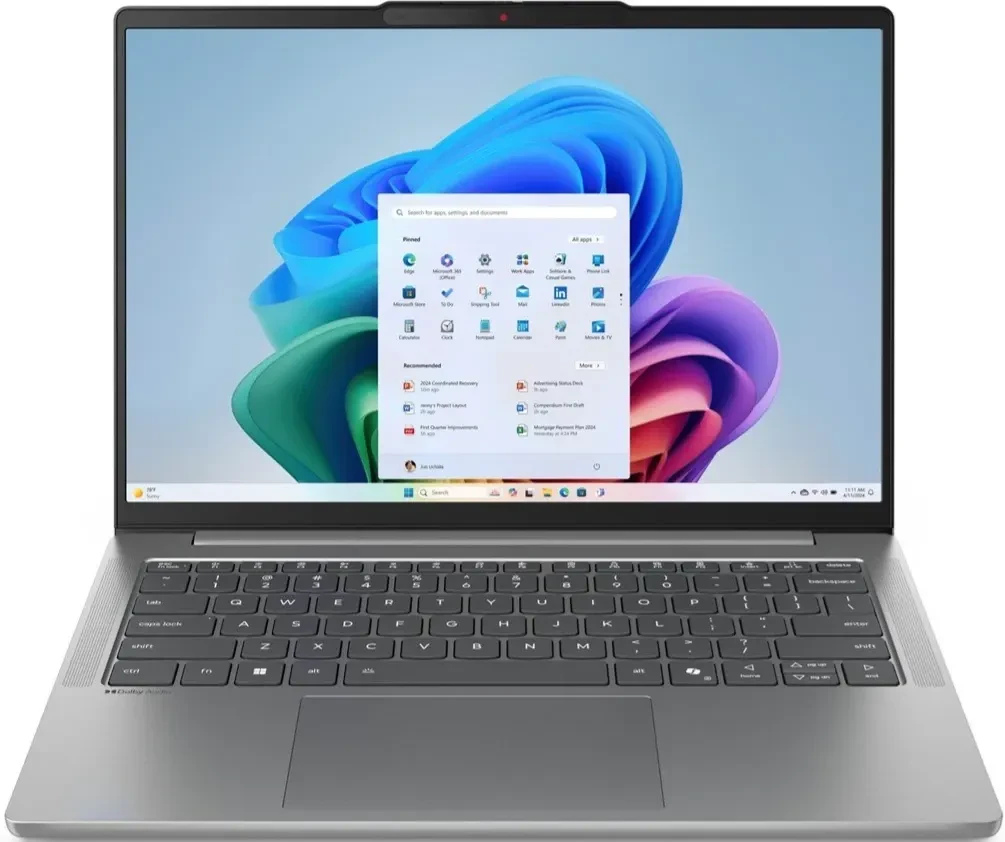 Ноутбук 14" Lenovo IdeaPad Slim 5 14ARP10, серый (83HT003JRK)