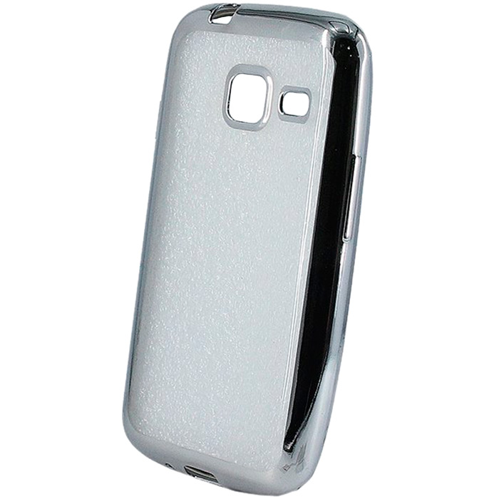 Чехол силиконовый ультратонкий Activ Pilot для Samsung Galaxy J1 mini SM-J105, серебристый (59544)
