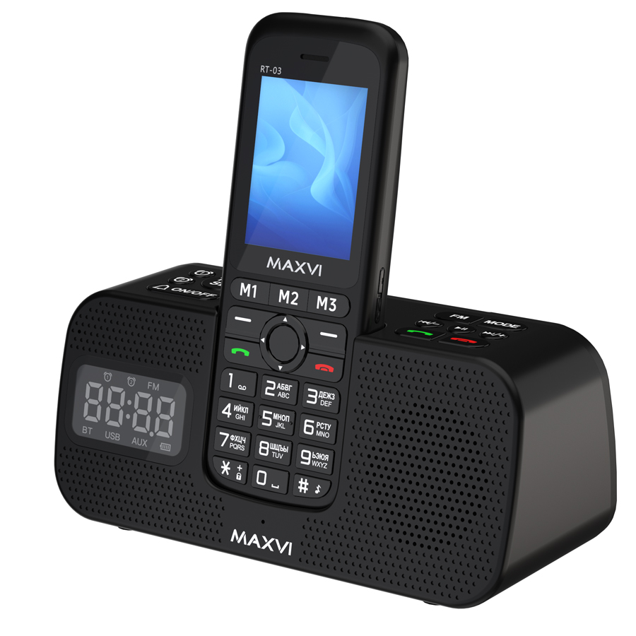 Мобильный телефон MAXVI RT-03 черный