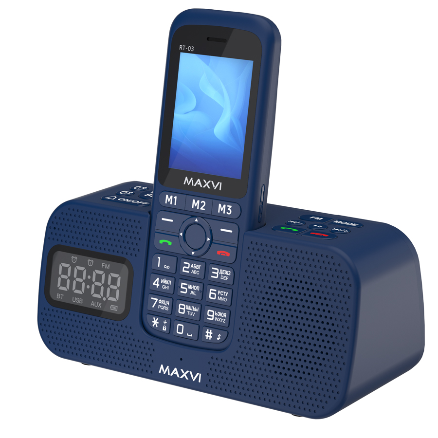 Мобильный телефон MAXVI RT-03 синий