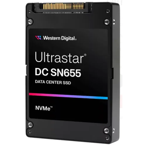 Твердотельный накопитель (SSD) Western Digital Ultrastar DC SN655 7.68Tb, U.3 2.5", PCI-E 4.0 x4 (WUS5EA176ESP7E1)