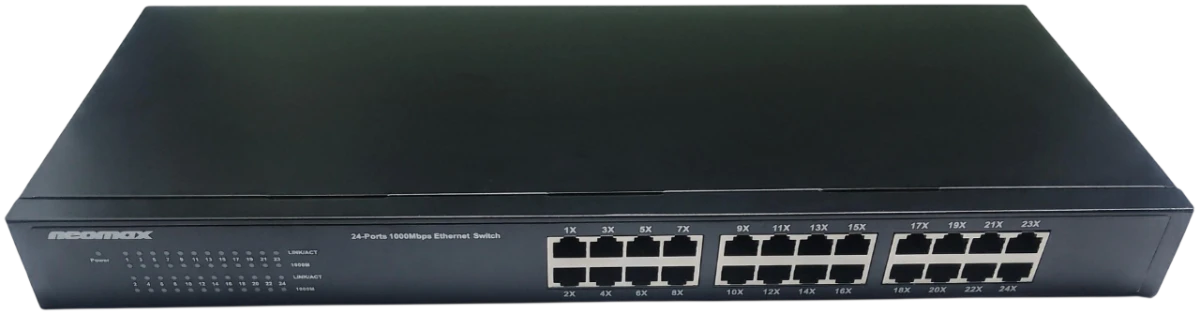 Коммутатор Neomax NMS-124P-1000-SR, 24x1 Гбит/с (NMS-124P-1000-SR)