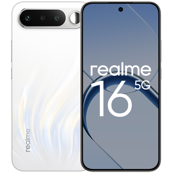 Смартфон Realme 16 5G 8Gb/256Gb белый (6941764488113)