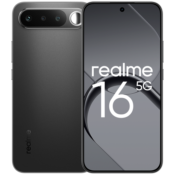 Смартфон Realme 16 5G 8Gb/256Gb темно-серый (6941764488106)