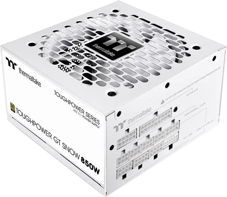 Блок питания 850 Вт, Thermaltake Toughpower GT Gen.5 SNOW 80 Plus Gold