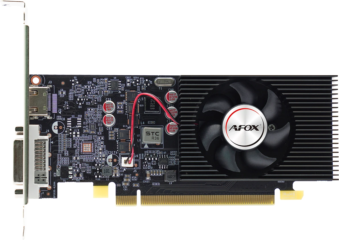 Видеокарта AFOX NVIDIA GeForce GT 1030, 4Gb DDR4