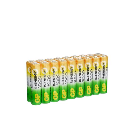 Аккумулятор GP ReEnergy, 100AAAHCRGY-B18, AAA, 950 мА·ч, 18 шт