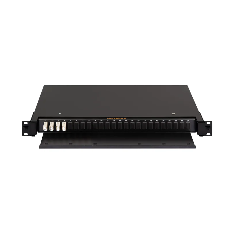 Кросс оптический NIKOMAX NMF-RP08LCUM2-TS-P1-1U-BK, 1U, в стойку 19" (NMF-RP08LCUM2-TS-P1-1U-BK)
