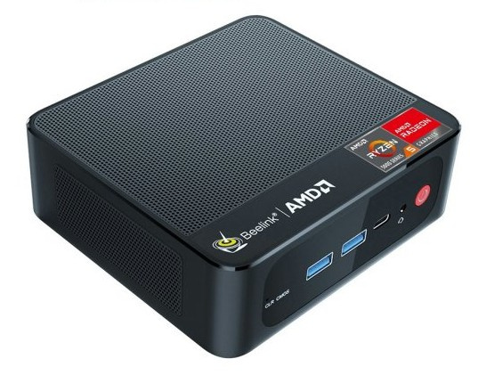 Неттоп Beelink SER5, AMD Ryzen 5 5500U, 16Gb, 500Gb SSD, Без ОС (BL/SER5/5500U/16G/500G/BlacK)