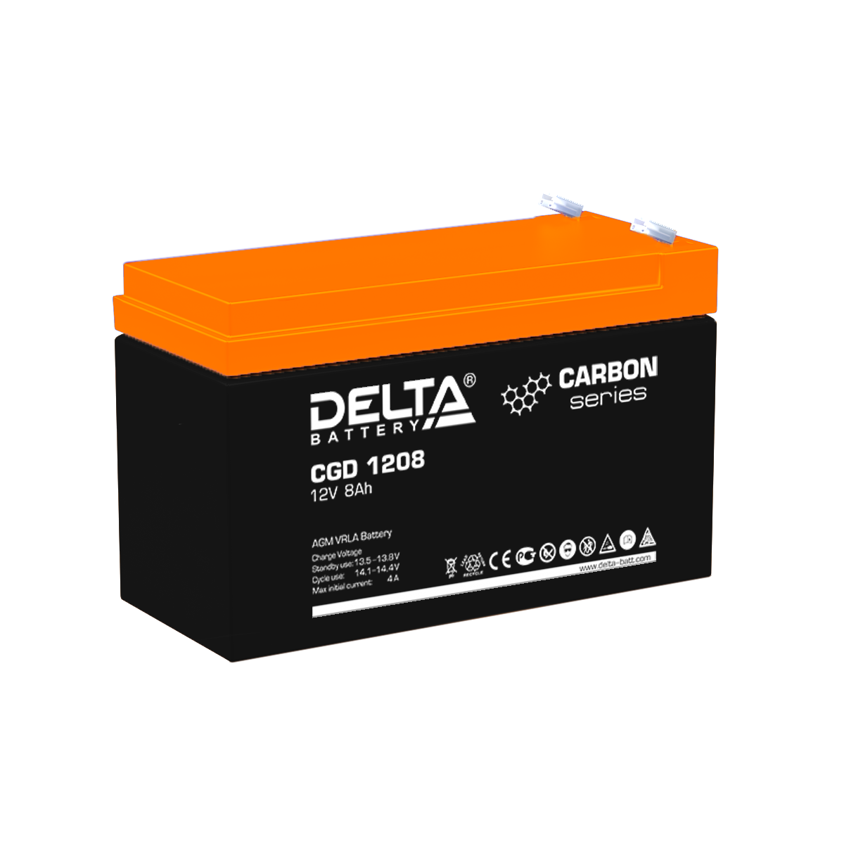 Аккумуляторная батарея для ИБП Delta CGD 1208, 12V, 8Ah