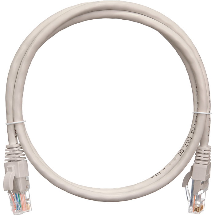 

Патч-корд UTP кат.5e, 1м, RJ45-RJ45, серый, CU, NIKOMAX (NMC-PC4UD55B-010-GY), NMC-PC4UD55B-010-GY