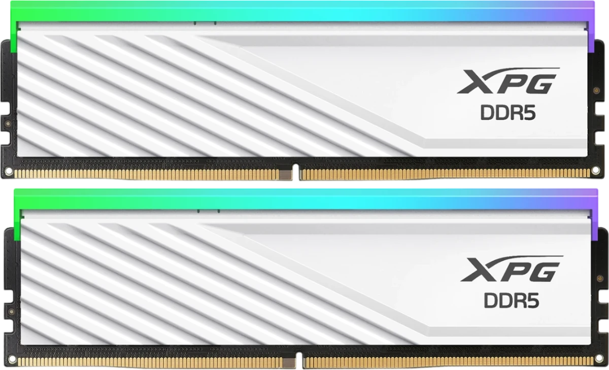 Комплект памяти DDR5 DIMM 32Gb (2x16Gb), 5600MHz ADATA (AX5U5600C4616G-DTLABRWH)