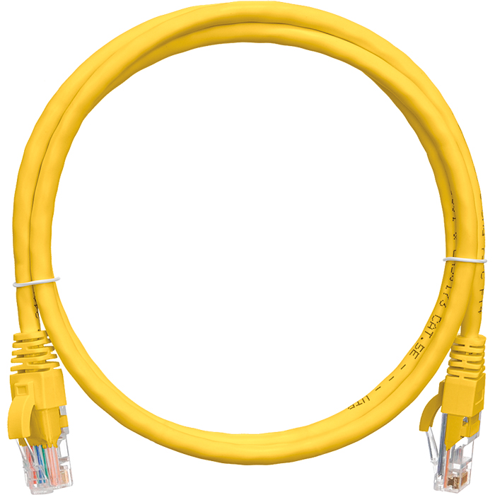 

Патч-корд UTP кат.5e, 1м, RJ45-RJ45, желтый, CU, NIKOMAX (NMC-PC4UD55B-010-YL), NMC-PC4UD55B-010-YL