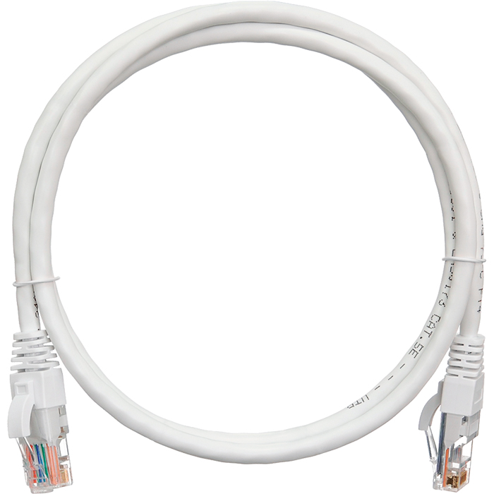 

Патч-корд UTP кат.5e, 1м, RJ45-RJ45, белый, CU, LSZH, NIKOMAX (NMC-PC4UD55B-010-C-WT), NMC-PC4UD55B-010-C-WT