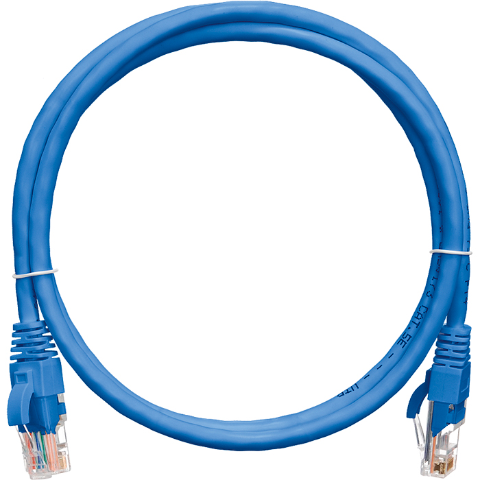 

Патч-корд UTP кат.5e, 1м, RJ45-RJ45, синий, CU, LSZH, NIKOMAX (NMC-PC4UD55B-010-C-BL), NMC-PC4UD55B-010-C-BL