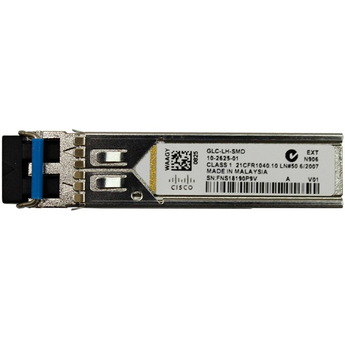 

Модуль SFP Cisco GLC-LH-SM, 10 км, LC, Tx:1310 нм, Rx:1310 нм, 1.25 Гбит/с, SM (GLC-LH-SMD=), Серебристый, GLC-LH-SM