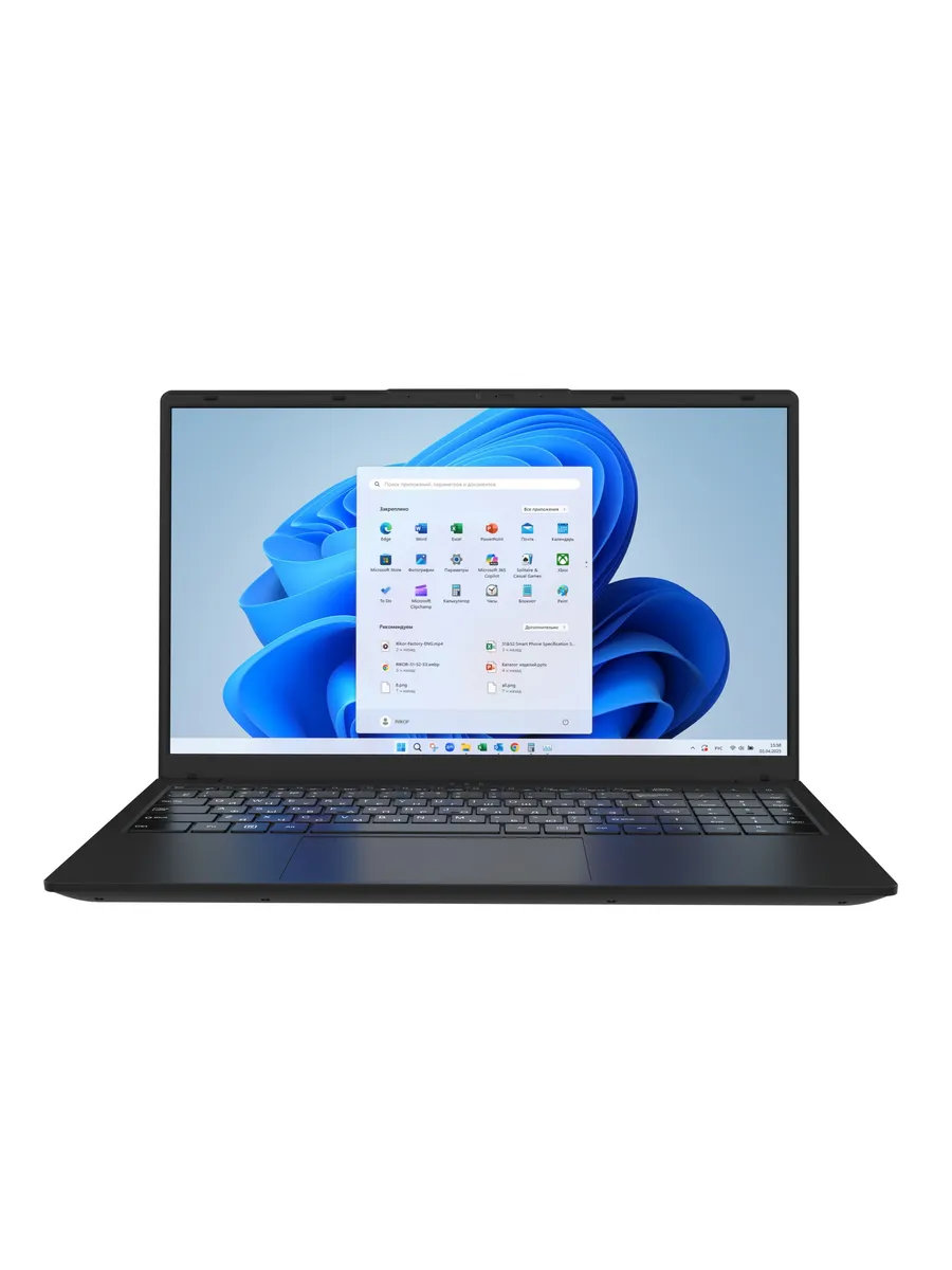 Ноутбук 15.6" Rikor Pro 5, черный (D8DF78F6)