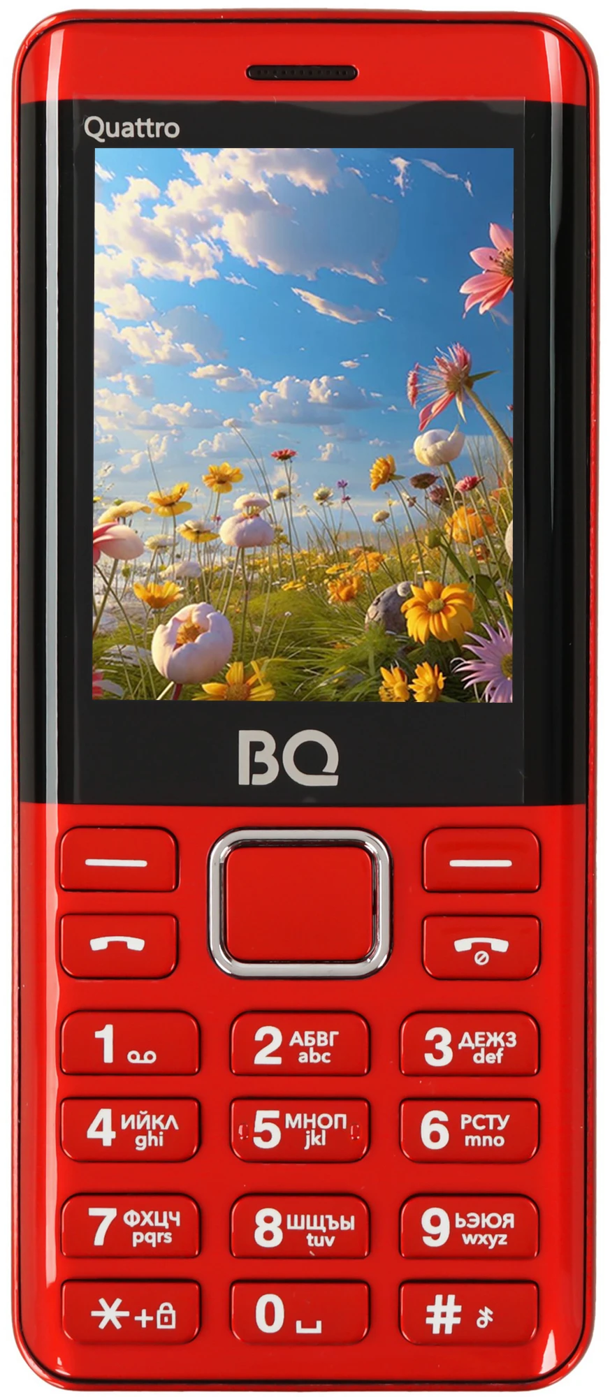 Мобильный телефон BQ 2453 Quattro красный