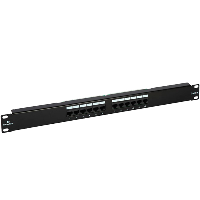 

Патч-панель в шкаф 19" 1U, порты: 12 x RJ-45 кат. 5e, черный, KRA-PB19-UN-5e-112, KRAULER (KRA-PB19-UN-5e-112), KRA-PB19-UN-5e-112