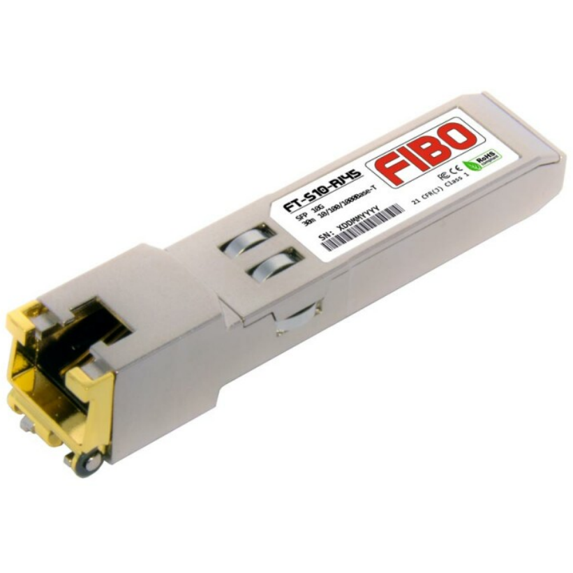 Модуль SFP+ FIBO FT-S10-RJ45M(30m), до 30 км (FT-S10-RJ45M(30m))