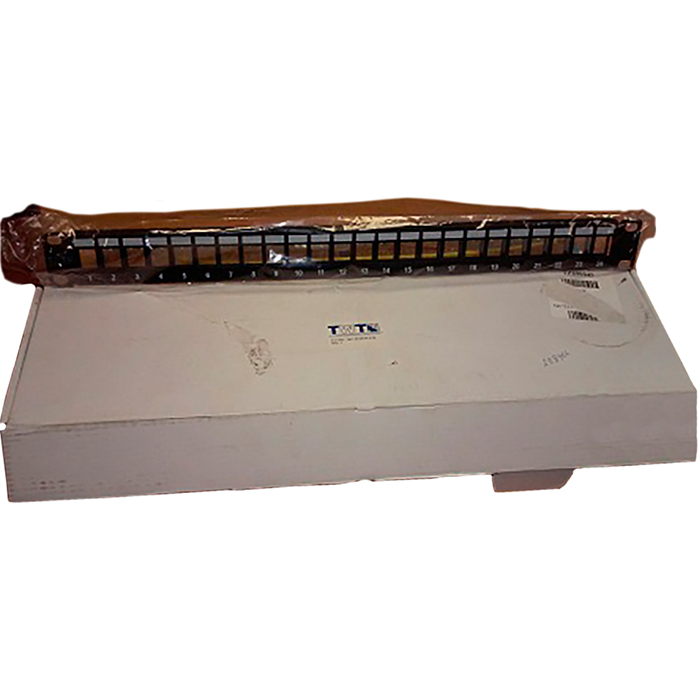 

Патч-панель в шкаф 19" 1U, порты: 24, черный, TWT-PP24OK-STP, TWT (TWT-PP24OK-STP), TWT-PP24OK-STP
