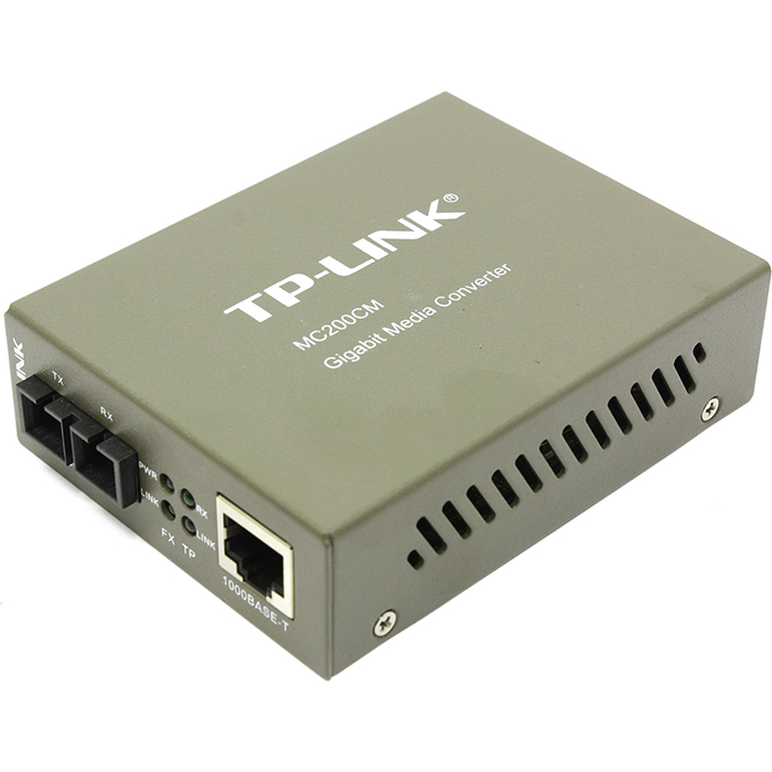 Медиаконвертер TP-Link MC200CM, RJ-45x1 Гбит/с, SCx1 Гбит/с