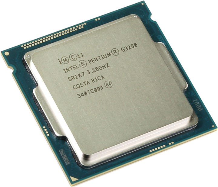 Процессор Intel Pentium-G3250 Haswell 3200MHz 3Mb TDP-53W Socket1150 tray (OEM) б/у, следы монтажа