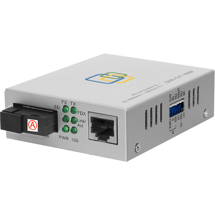 Медиаконвертер SNR SNR SNR-CVT-100A, RJ-45, SC