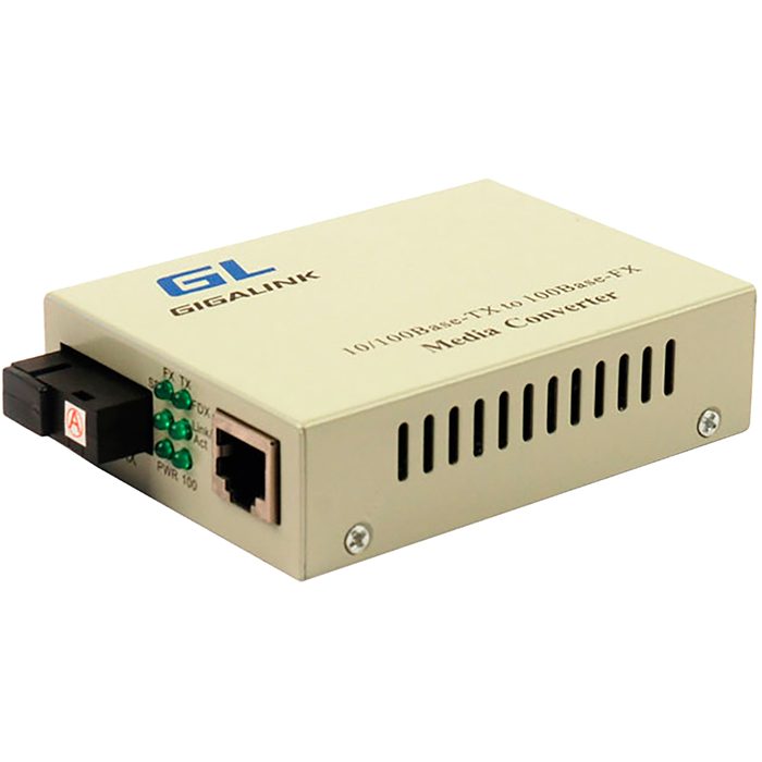 

Медиаконвертер Nikomax (Gigalink), RJ-45x100 Мбит/с, SCx100 Мбит/с, Tx:1310, Rx:1550, 20км, (GL-MC-UTPF-SC1F-18SM-1310), Бежевый