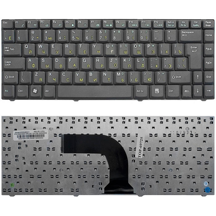 

Клавиатура для ноутбука Asus F5, C90, Z37 Series. черный (TOP-69725), TOP-69725