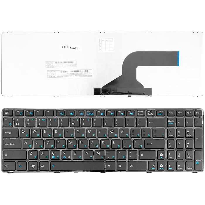 

Клавиатура TopON для ноутбука Asus K52 K53 N50 N51 N52 N53 N60 N61 N70 N71 F50 F70 G50 G51 G53. черный (TOP-86689), TOP-86689