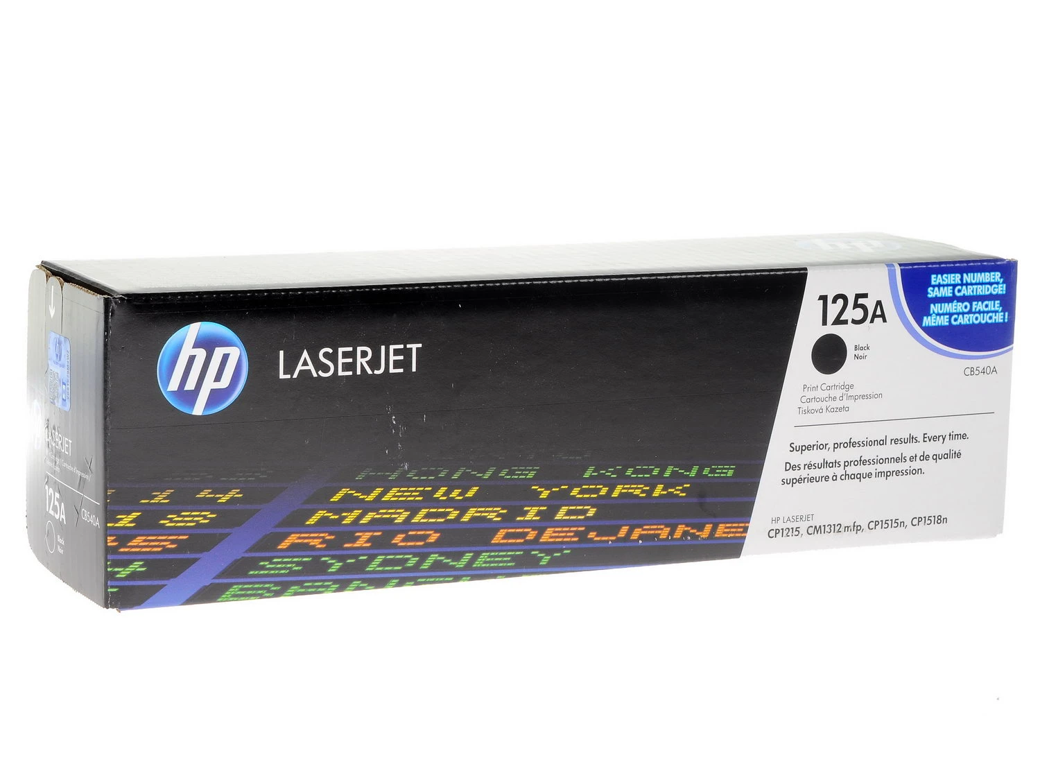 Картридж лазерный HP 125A/CB540A, черный