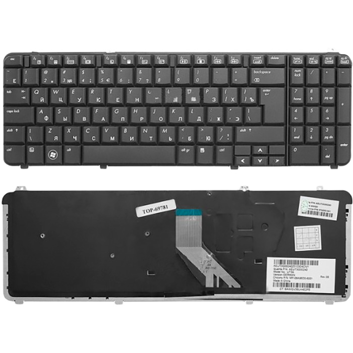

Клавиатура для ноутбука HP Pavilion DV6-1000 DV6-1100 DV6-1200 DV6-1300 DV6-2000 Series. черный (TOP-69781), TOP-69781