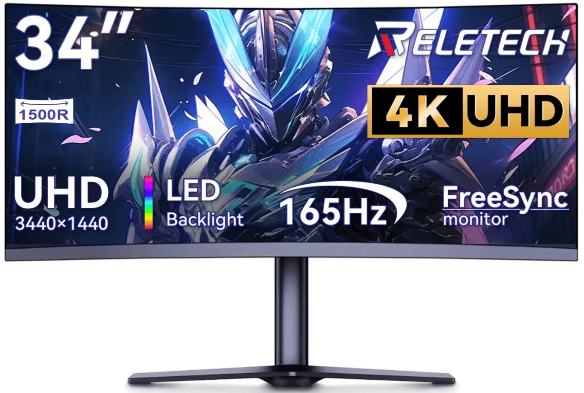 Монитор 34" Reletech G34WQ черный