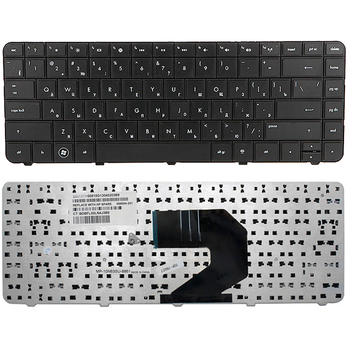 

Клавиатура для ноутбука HP Pavilion G4-1000 G6-1000, 430, 630, 635, 650, 655 Series. черный (TOP-79027), TOP-79027