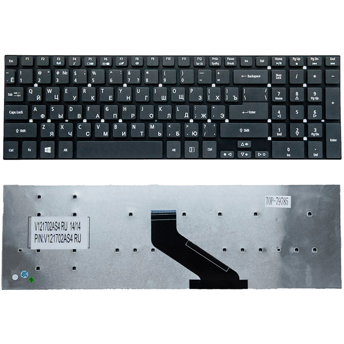 

Клавиатура TopON для ноутбука Acer Aspire 5755G/5830T/5830G/5830TG/V3-551/V3-571/V3-771-Series, черный (TOP-79785), TOP-79785