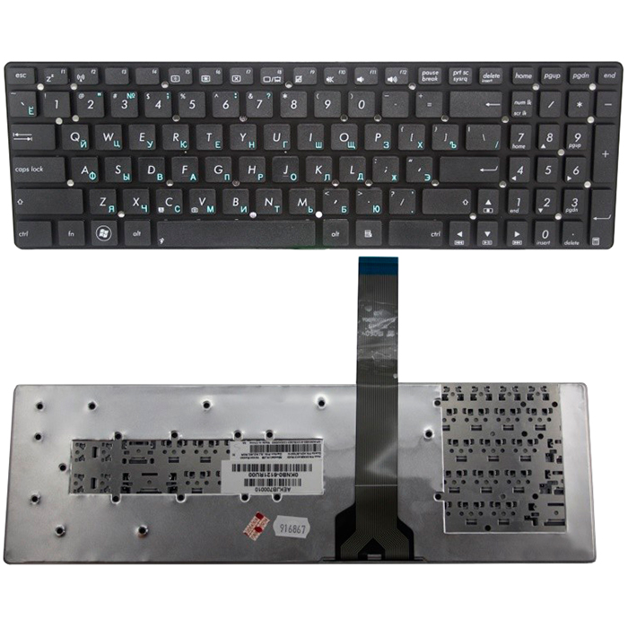 

Клавиатура для ноутбука Asus K55 K55A K55N K55V K55Vd K55Vm K55Vj A55 U57 K75VJ Series PN: NSK-UG90R NSK-UGR0R 9J.N2J82.90R 9J.N2J82.R0R Цвет Черный (TOP-92242), TOP-92242