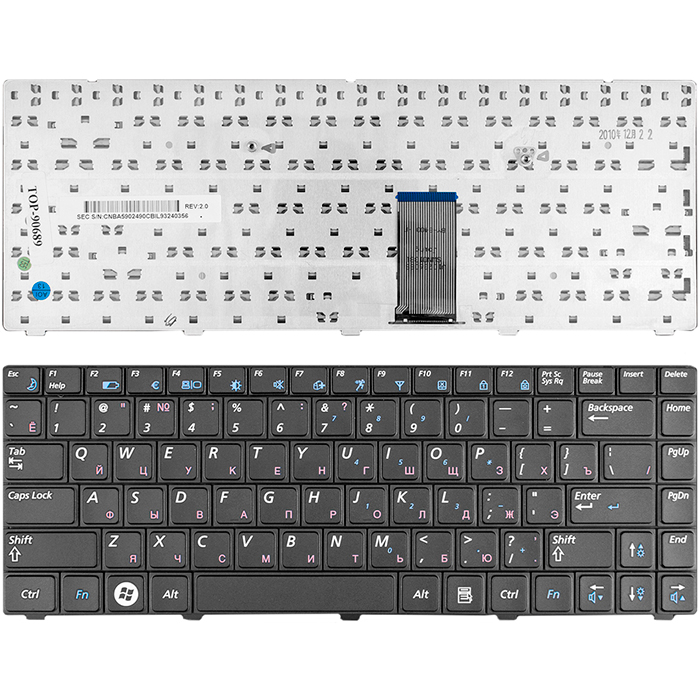 

Клавиатура для ноутбука Samsung R425 R467 R465 R463 R420 R428 R429 R468 R470 Series. черный (TOP-90689), TOP-90689