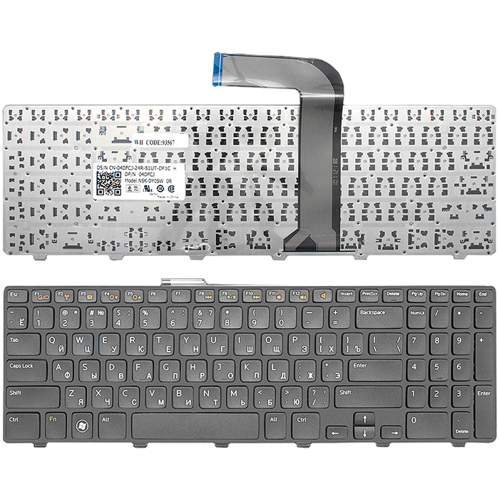 

Клавиатура для ноутбука Dell Inspiron N5110 M5110 Series. черный (TOP-93567), TOP-93567