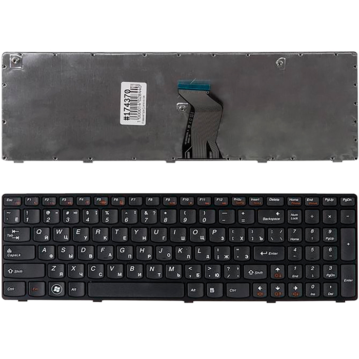 

Клавиатура TopON для Lenovo Ideapad Z570/B570/B590/V570/V580/V580c/Z575, черный (TOP-86695), TOP-86695