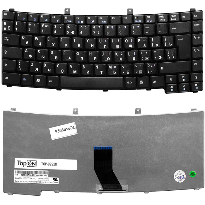 

Клавиатура для ноутбука Acer Ferrari 4000, TM 8100 Черный (TOP-99928), TOP-99928