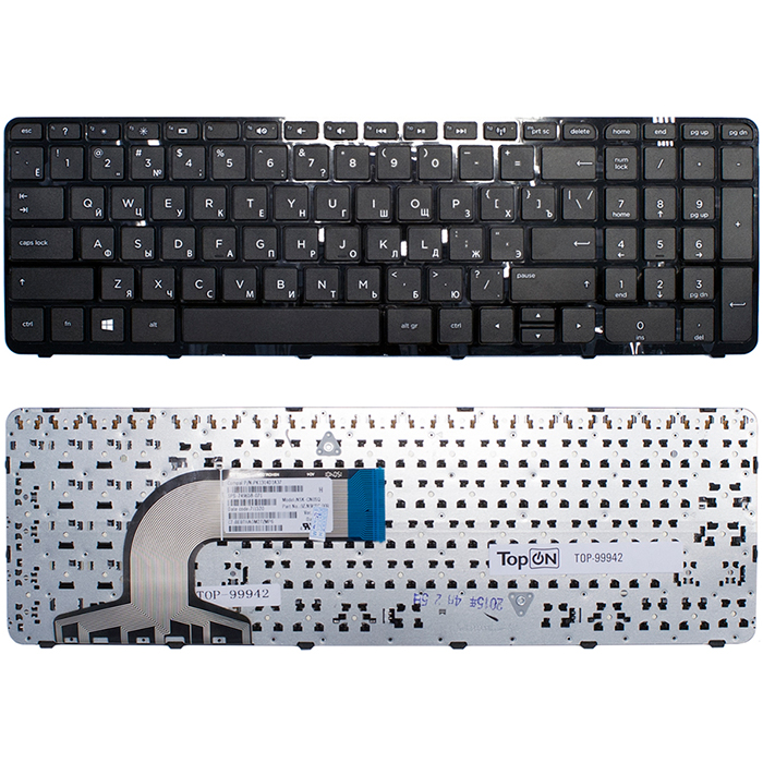Клавиатура для ноутбука HP Pavilion 15, 15-e (отличается от 15-b), Черный (TOP-99942)