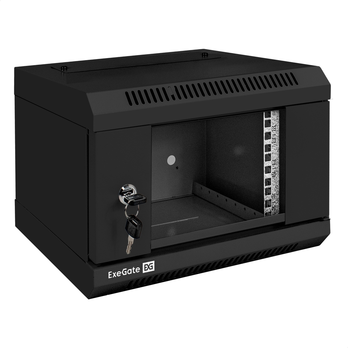 Шкаф ExeGate EC-WM-4U.310.G.BLACK 4U, 330x310 мм (EX300248RUS)