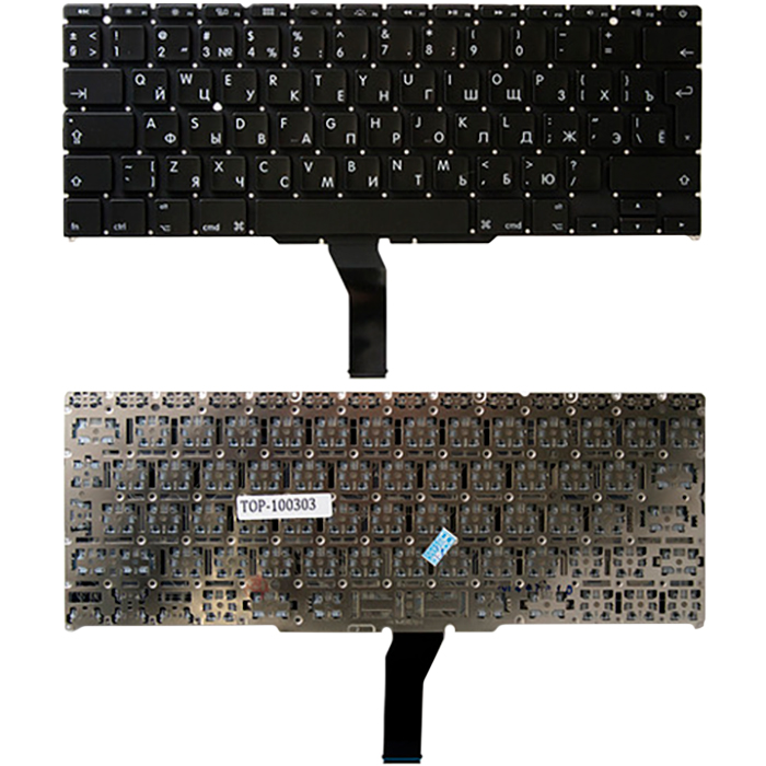 

Клавиатура для ноутбука Apple MacBook Air 11" A1370, A1465 Series. черный (TOP-100303), TOP-100303